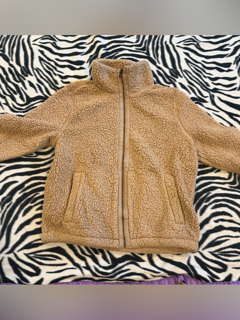 Old Navy Sherpa Zip Up Jacket